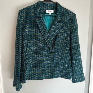Beautiful Multi-Colored Women’s Le Suit Blazer Size 14